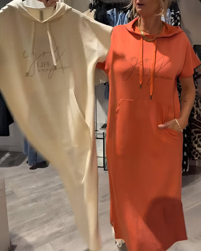 Saskia™ - Casual Hoodie Dress