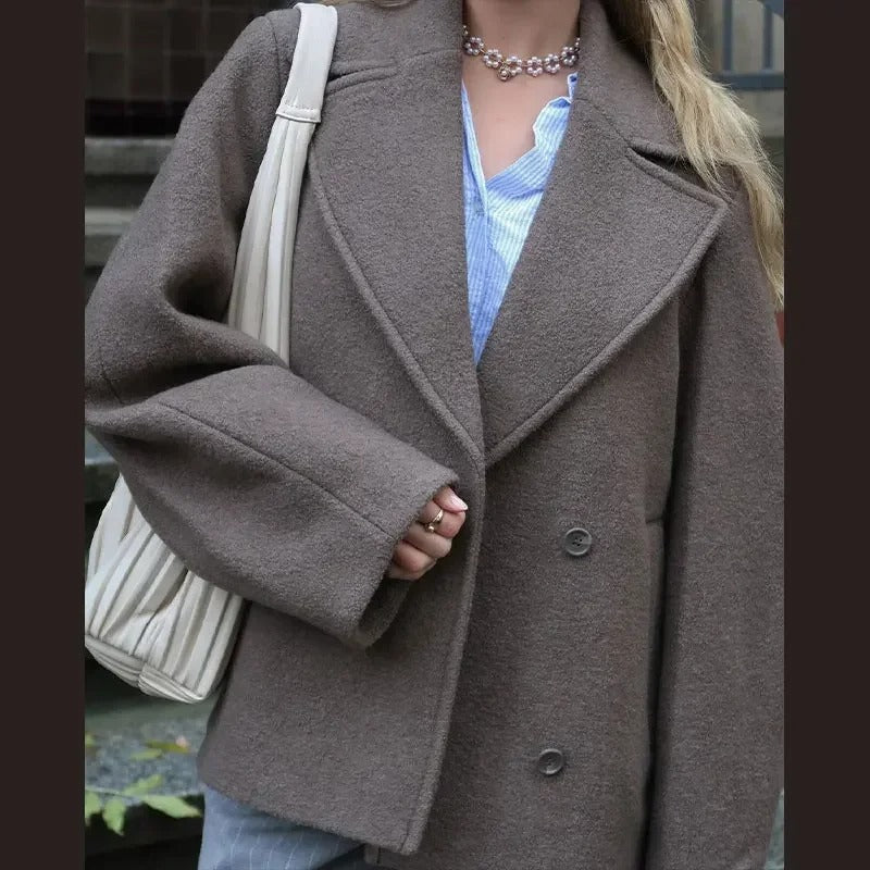 Tessa - Wool Coat With Lapels