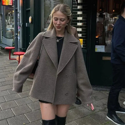 Tessa - Wool Coat With Lapels