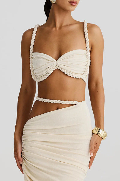 Kaia | Woven Cutout Maxi Set