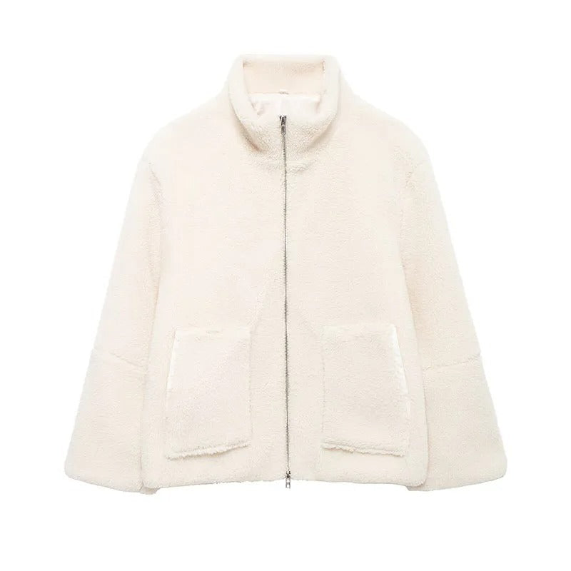 Lisa - Oversized Warm Fleece Jacket