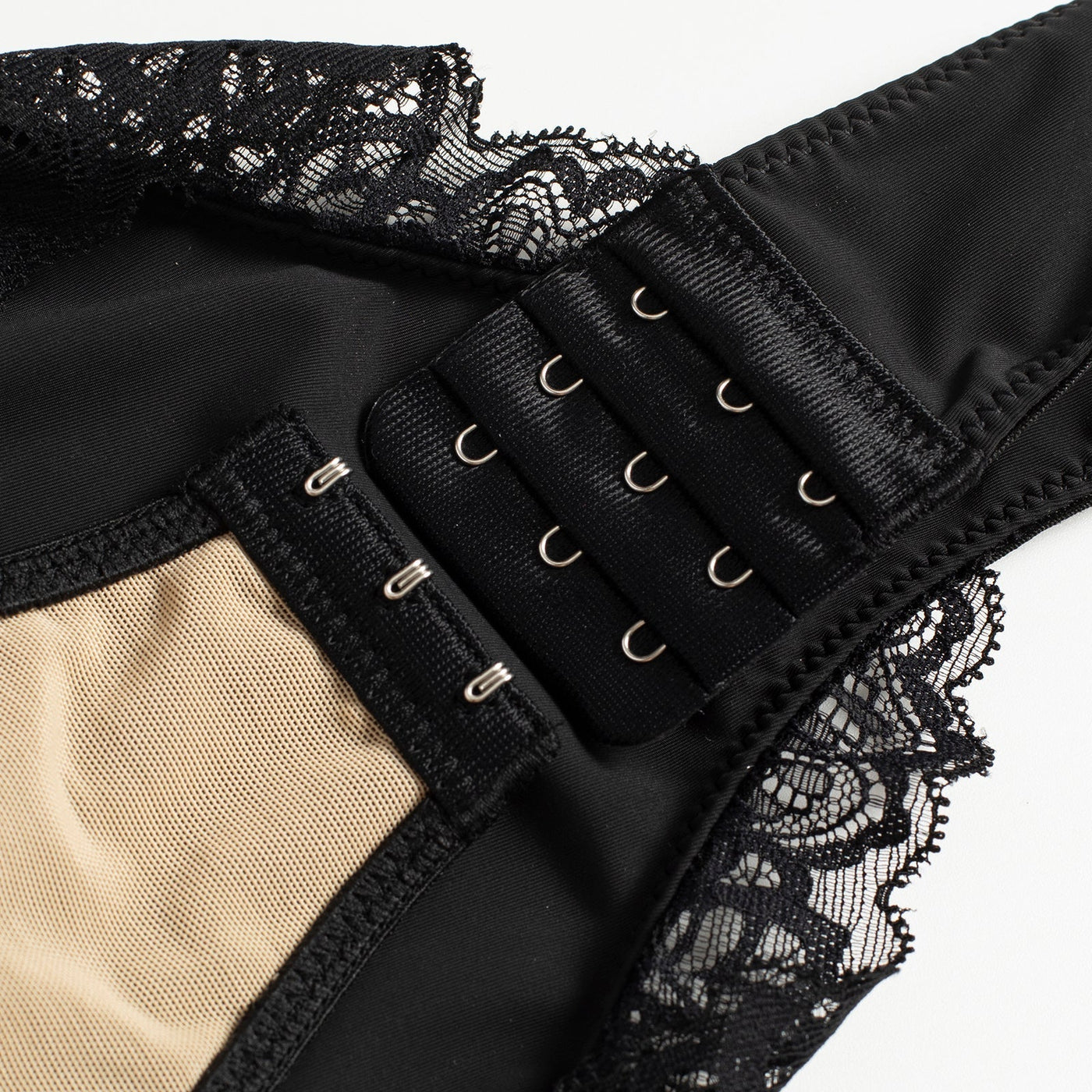 Sarah - Deep V-Neck Lace Shapewear Bodysuit