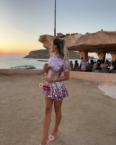 Harper | Gleam Mini Dress