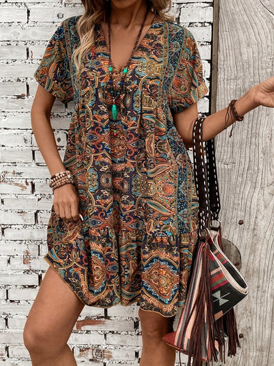 Zanara™ - Tribal Flare Dress