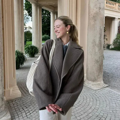 Tessa - Wool Coat With Lapels