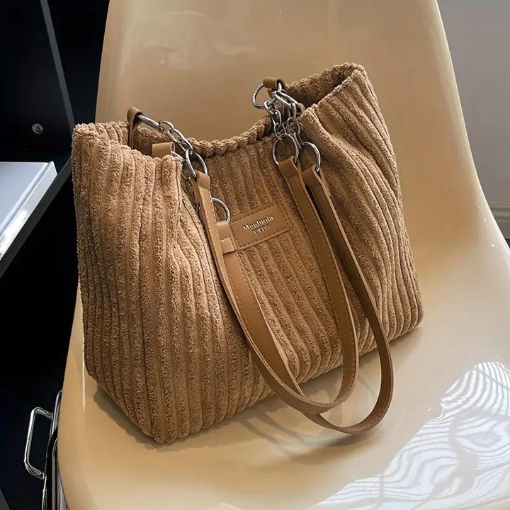 Amanda – Corduroy Shopper