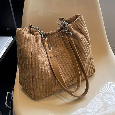 Amanda – Corduroy Shopper