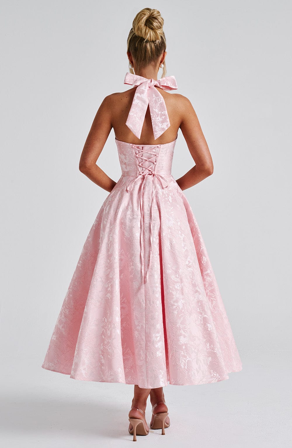 Ara - Midi dress with halter neckline