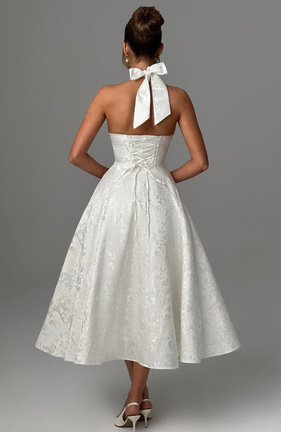 Ara - Midi dress with halter neckline