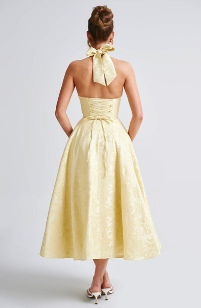 Ara - Midi dress with halter neckline