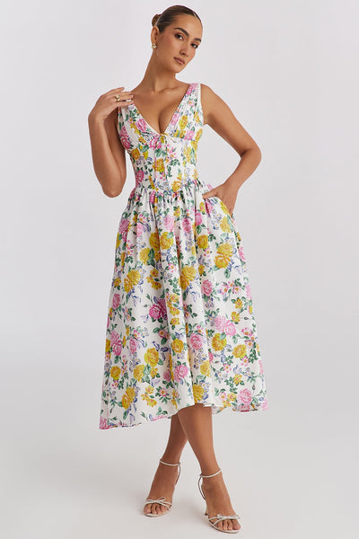 Marissa | Elegant Summer Midi Dress