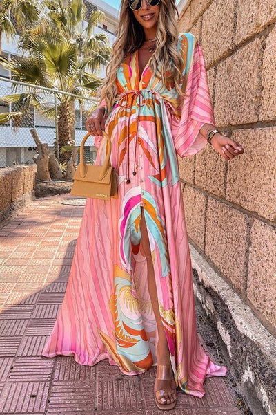 Charlotte - Rainbow Maxi Dress