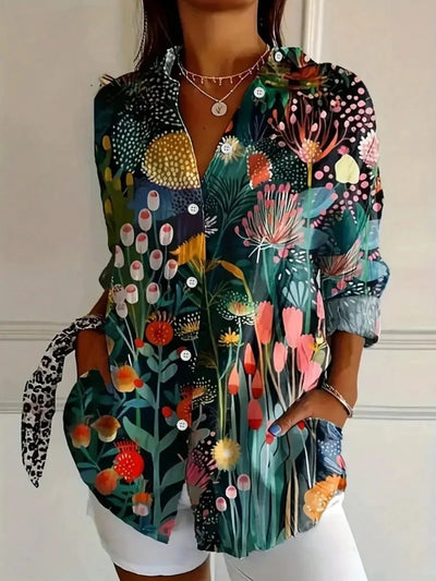 Flora - Blouse With A Playful Print