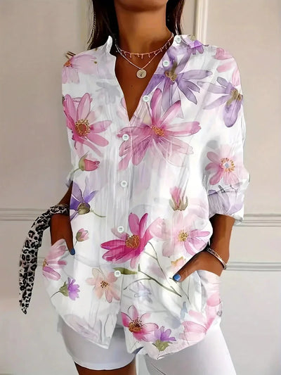Flora - Blouse With A Playful Print