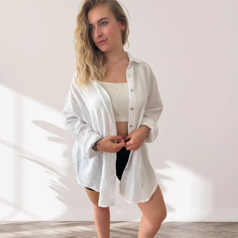 Cleo | Oversized Cotton Shirt