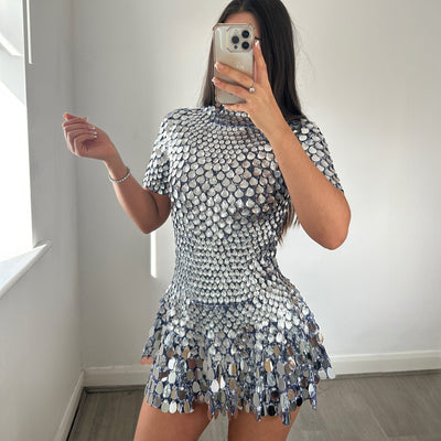 Bria | Glow Mini Dress