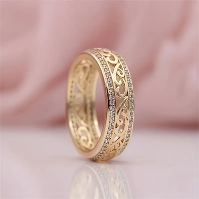 Elegant Golden Ring Hohloha Hellera – Luxury Accessory for All Occasions