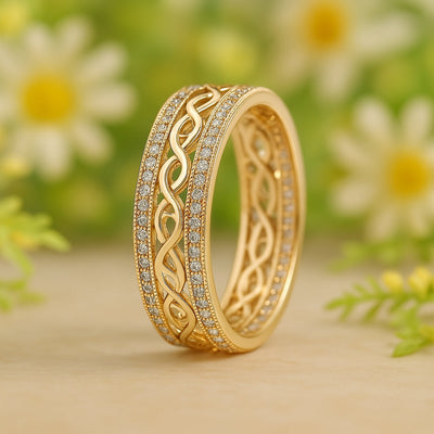 Elegant Golden Ring Hohloha Hellera – Luxury Accessory for All Occasions
