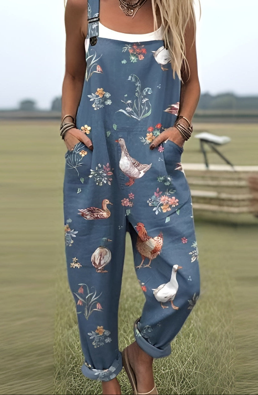 Karen - Country Garden Dungarees