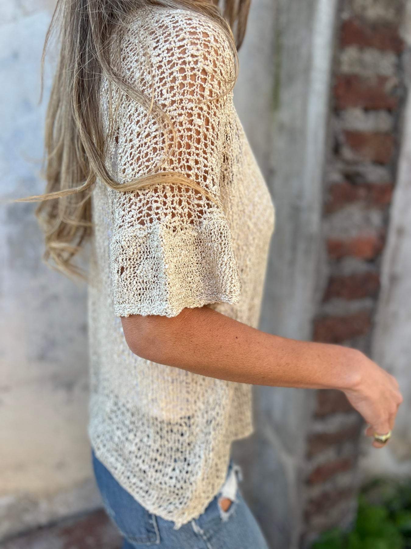 Marise | Textured Knit Blouse
