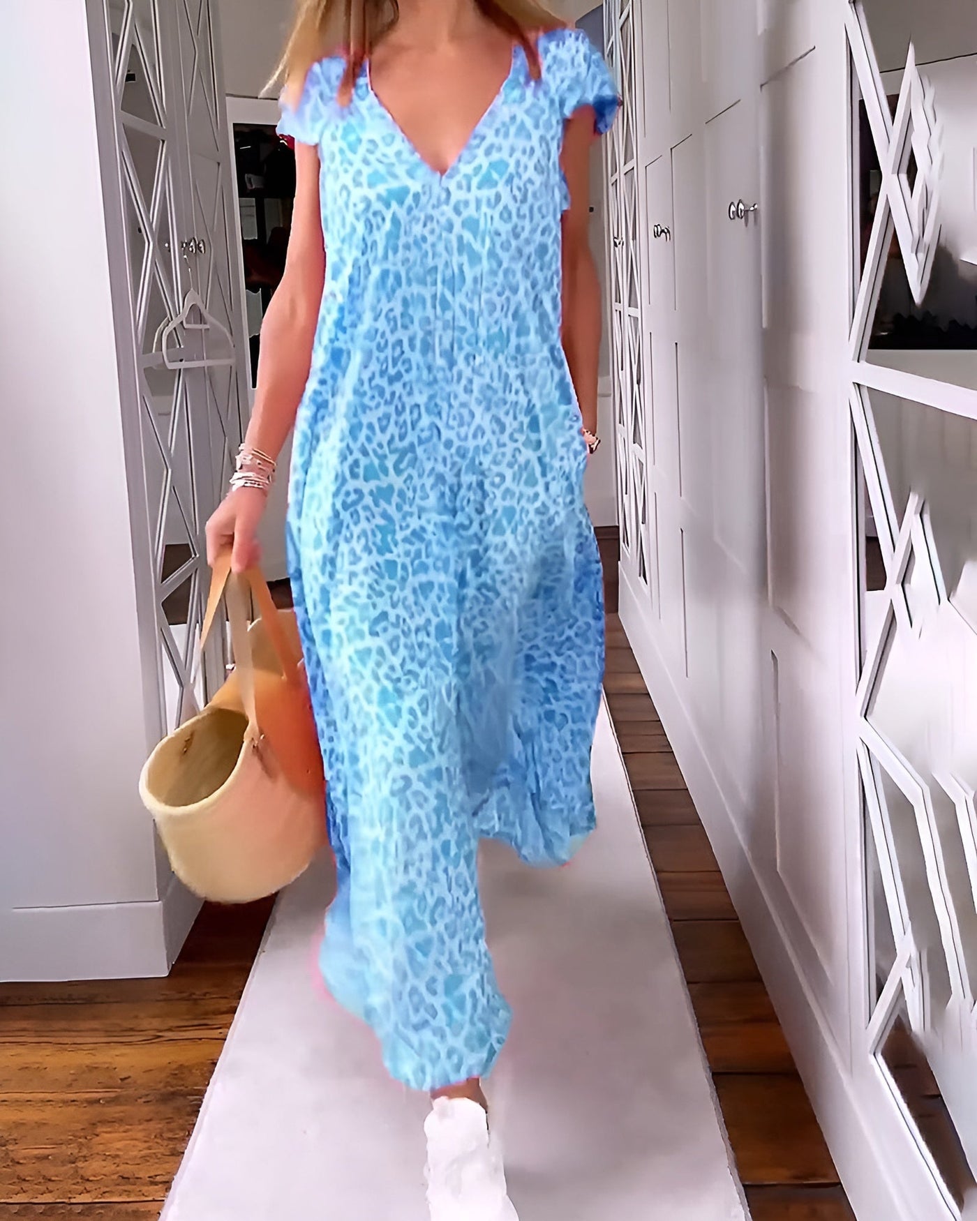 Véronique | Leopard Print Dress with Chic Comfort
