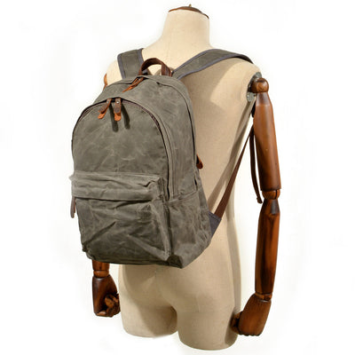 Amsterdam - Vintage Canvas Backpack