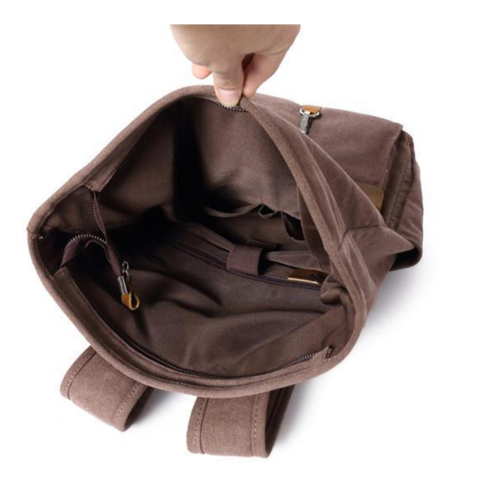 Zurich - Retro canvas backpack