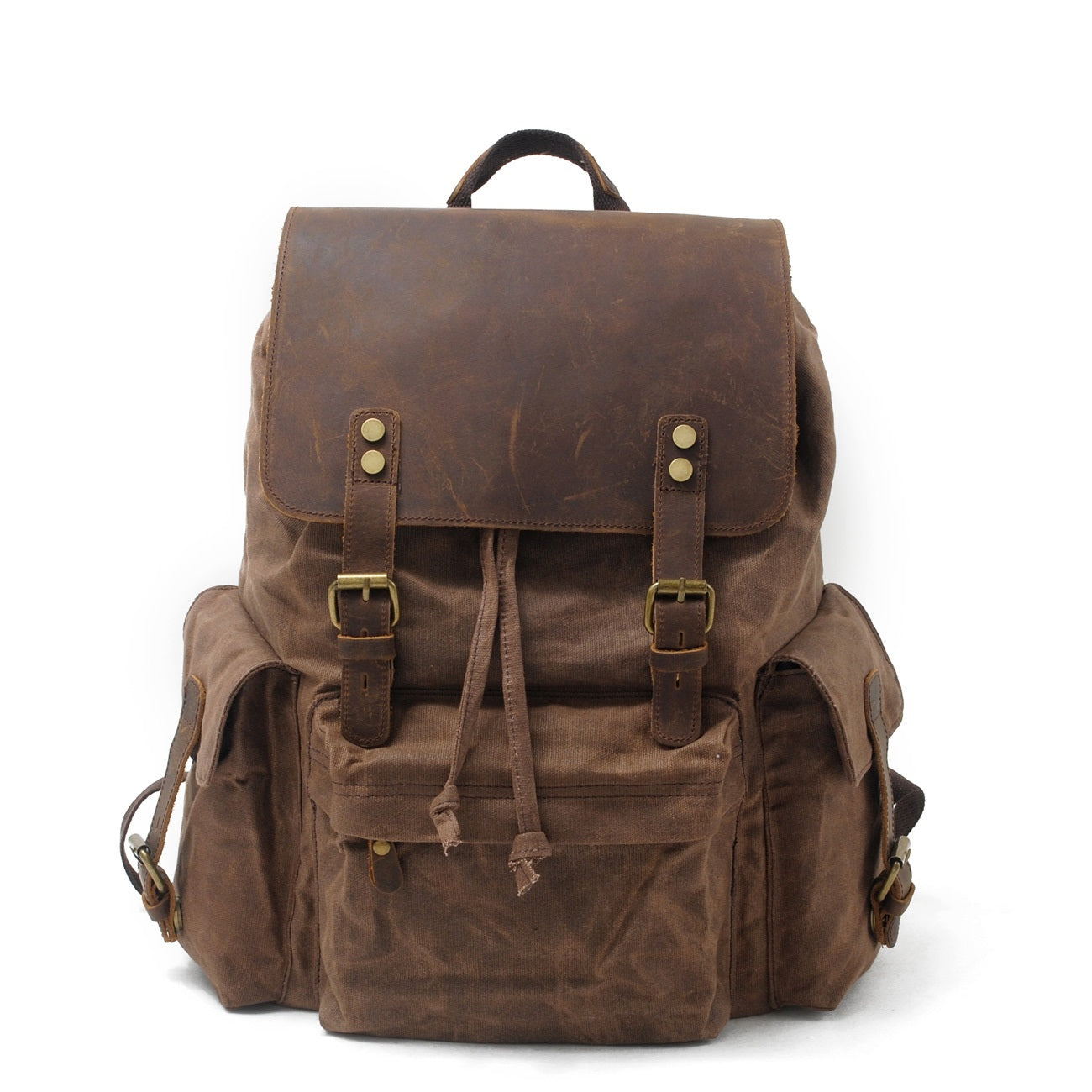 Copenhagen - Backpack made from wax-coated canvas