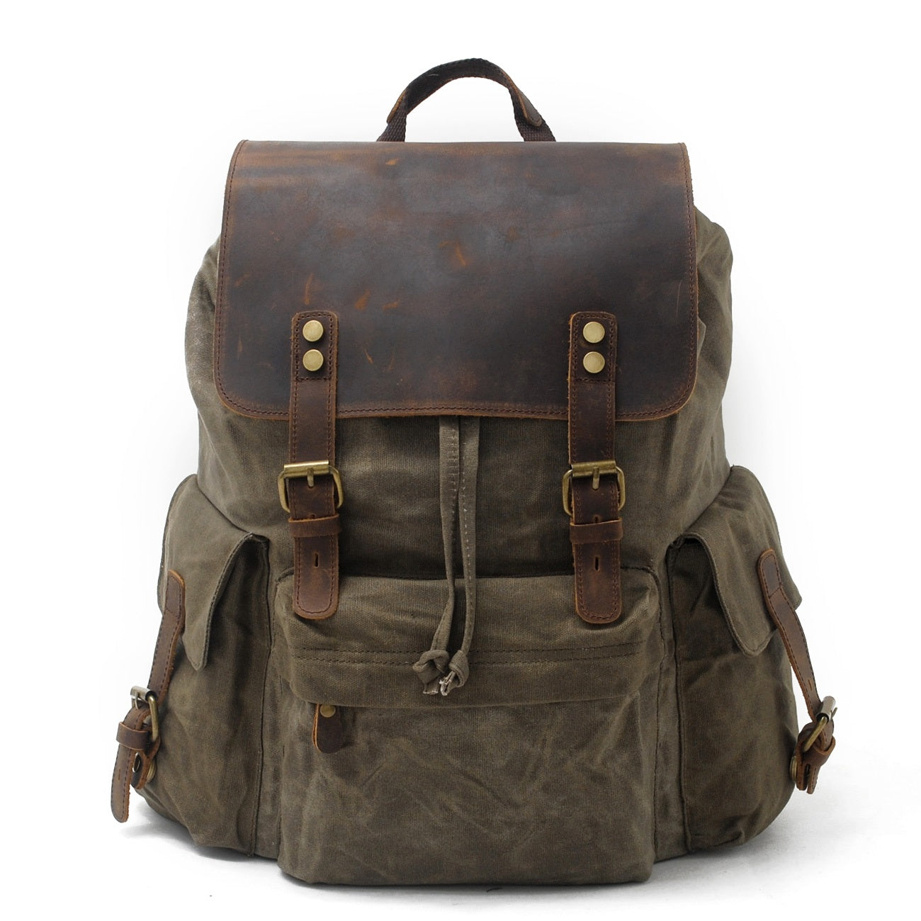 Copenhagen - Backpack made from wax-coated canvas
