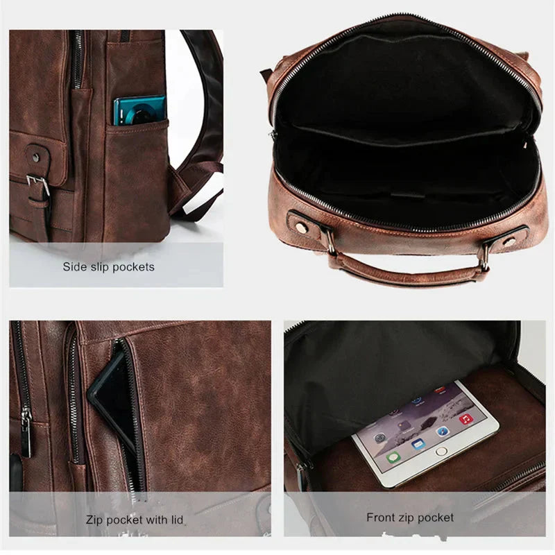 Londra - Urban Elegance In Leather Backpack
