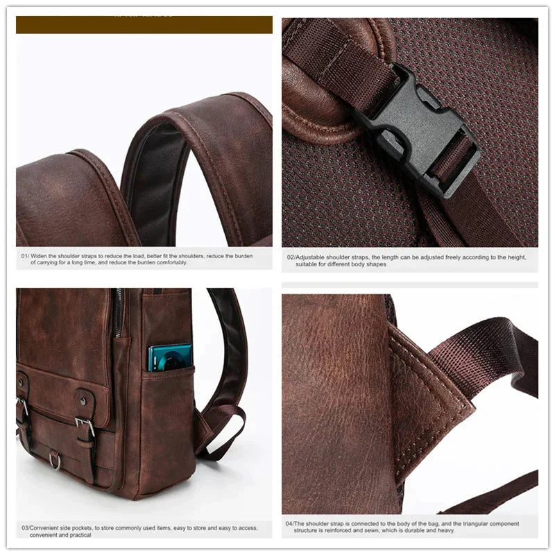 Londra - Urban Elegance In Leather Backpack