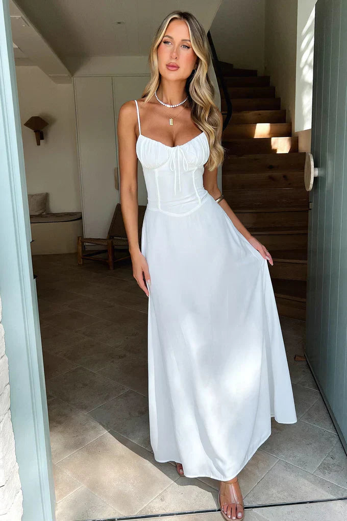 Arabella - Stunning Strappy A-Line Maxi Dress