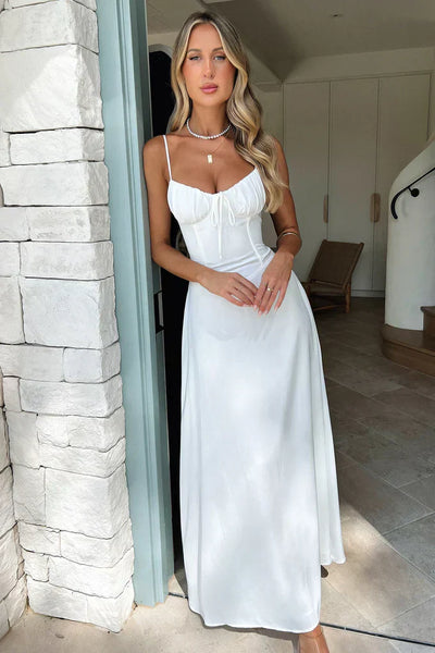 Arabella - Stunning Strappy A-Line Maxi Dress