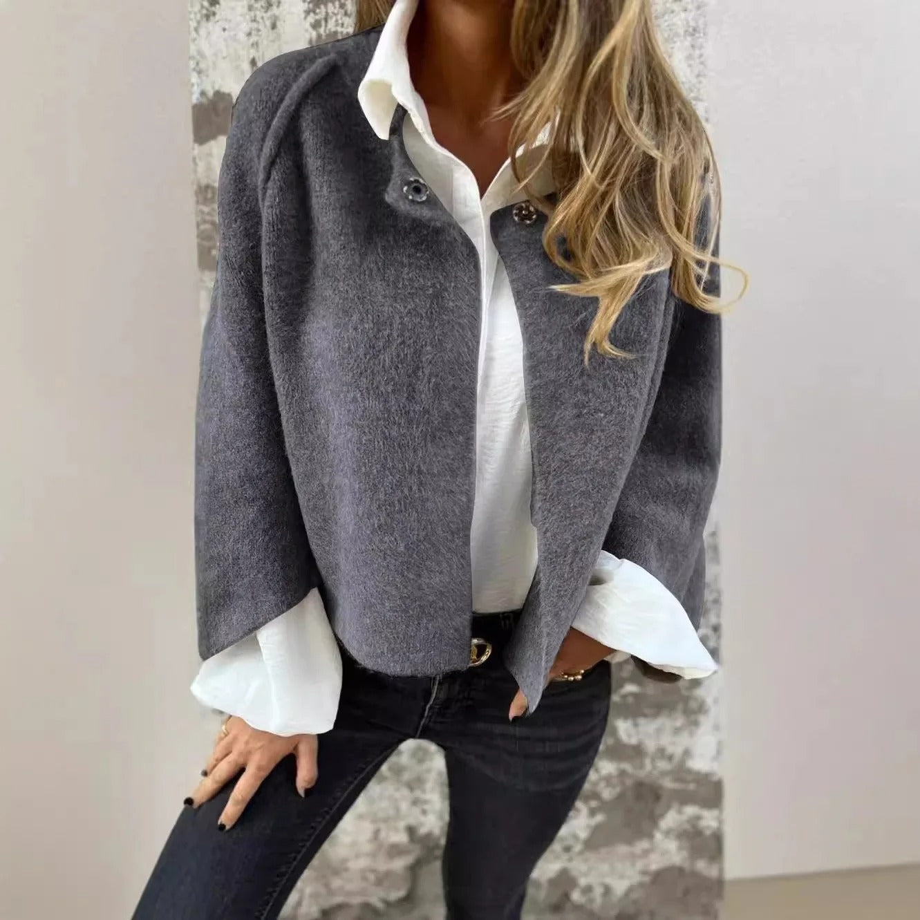 Rive™ – Long-Sleeved Wool Coat