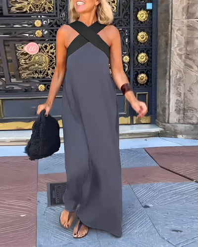 Delphine | Flowy Shoulder-Baring Dress for Sunny Escapes