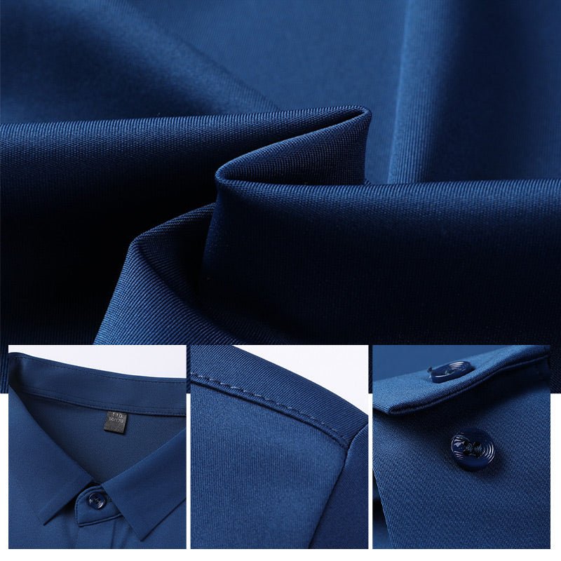 Mitchel - Men'S Wrinkle-Free Stretch Shirt (Buy 1 Get 1 Free)