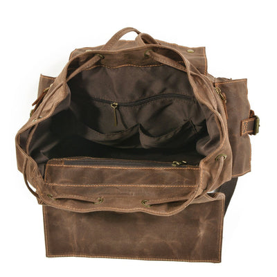 Montreux - Canvas backpack with drawstring closure