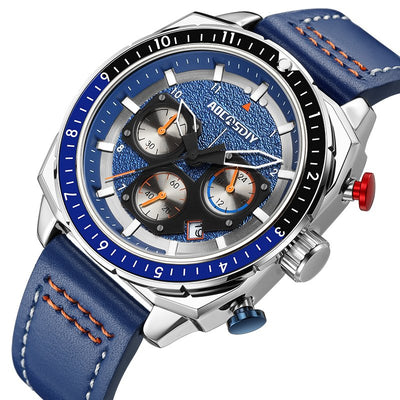 Luxurious sports chronograph watch