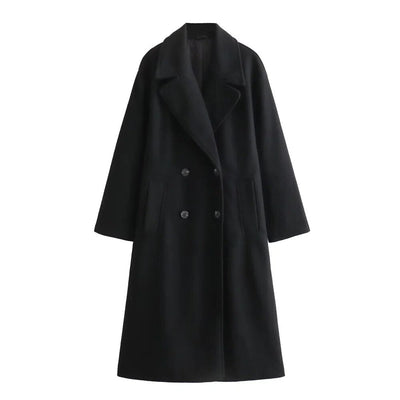 Ava - Chic Long Coat Jacket
