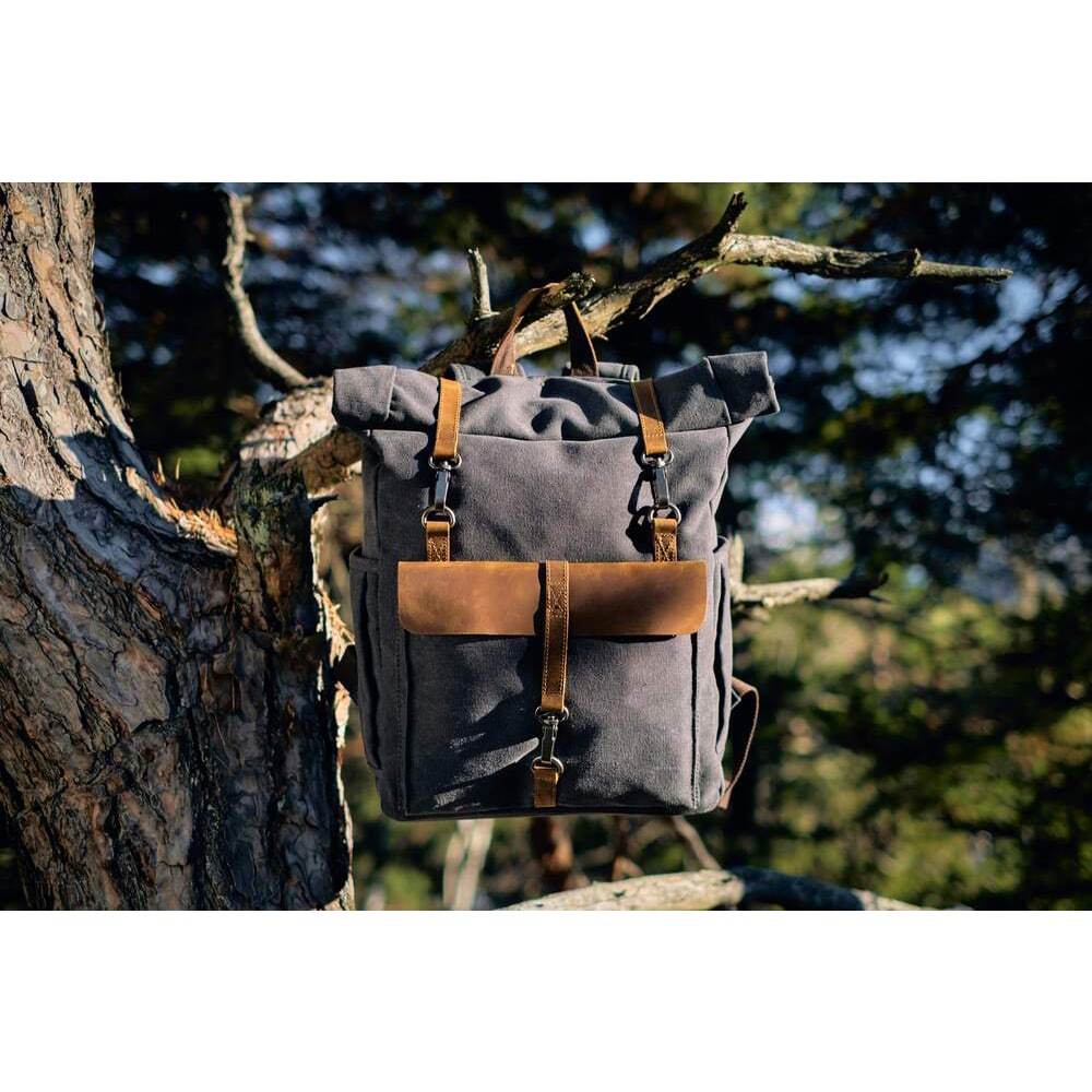 Zurich - Retro canvas backpack