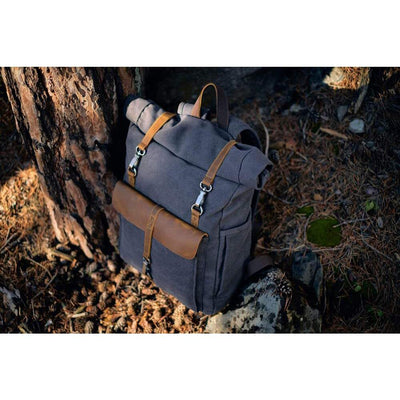 Zurich - Retro canvas backpack
