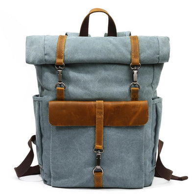 Zurich - Retro canvas backpack