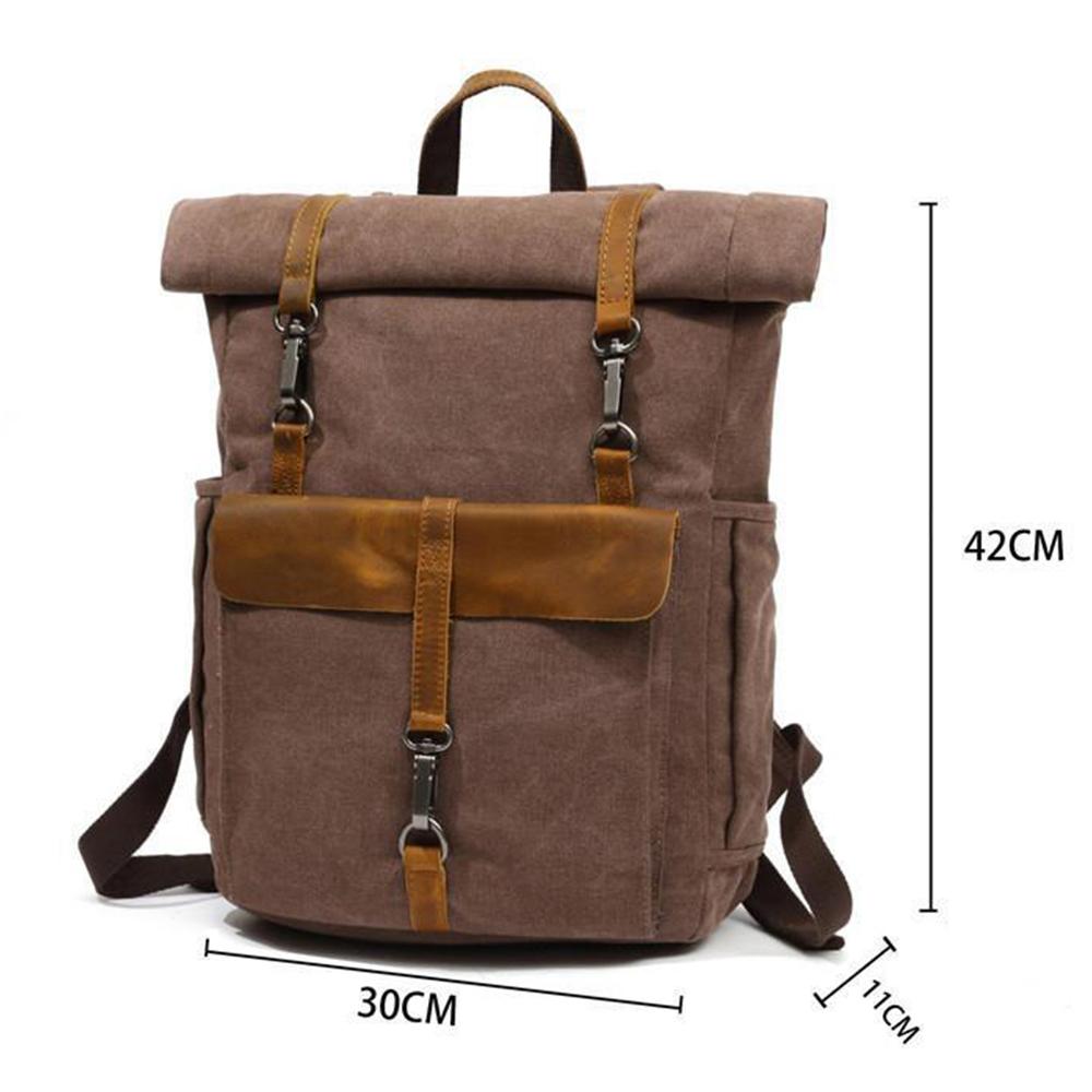 Zurich - Retro canvas backpack