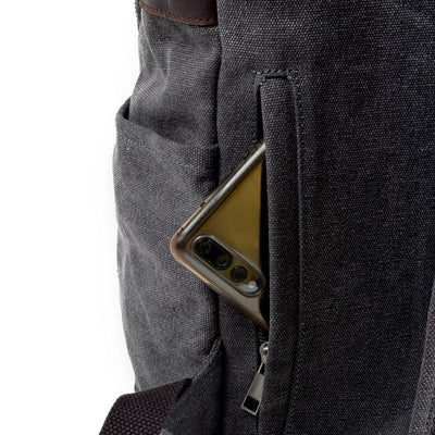 Reine - Cotton canvas backpack