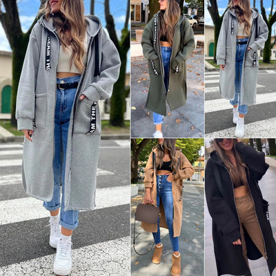 Aleixo - Elegant Long Hoodie Sweater
