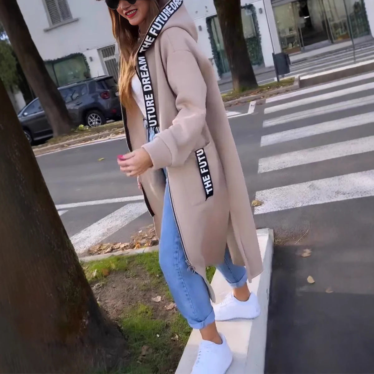 Aleixo - Elegant Long Hoodie Sweater