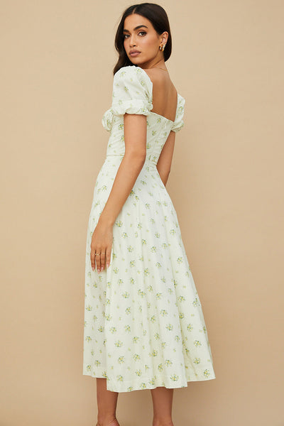 Ailene™ - Bloom Puff Sleeve Dress
