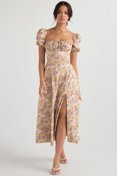 Ailene™ - Bloom Puff Sleeve Dress
