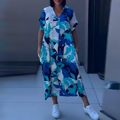 Helena™ - Maxi Dress with Colorful Print