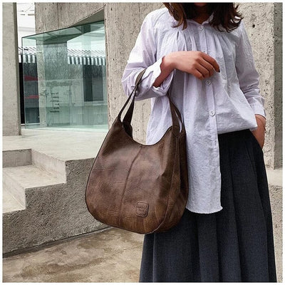 Gaia - Vintage Leather Handbag